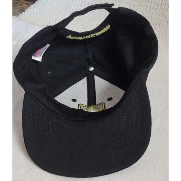 U.S. Army Hat Baseball Cap Embroidered Black Yellow Silver Unisex military OSFA - Picture 6 of 7
